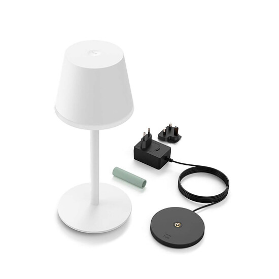 Lampe connectée Philips Hue Go Lampe à poser portable - Blanc - Autre vue