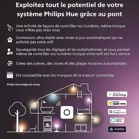 Lampe connectée Philips Hue Go White & Color Ambiance - Autre vue