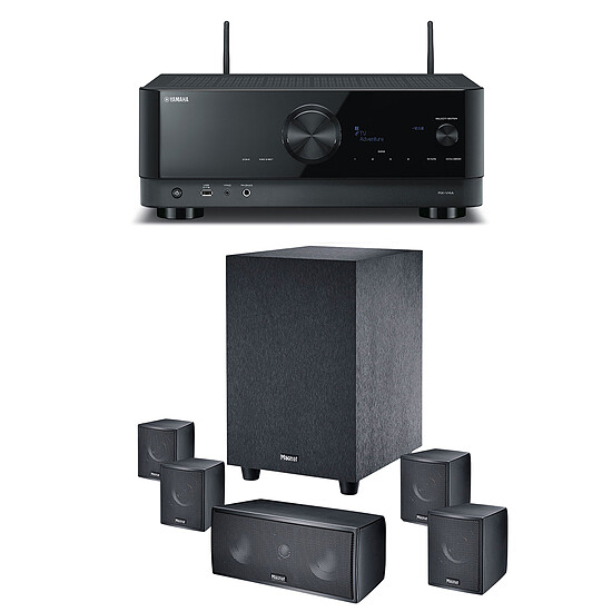 Ensemble Home-Cinéma Yamaha RX-V4A Noir + Magnat Cinema Star 5.1