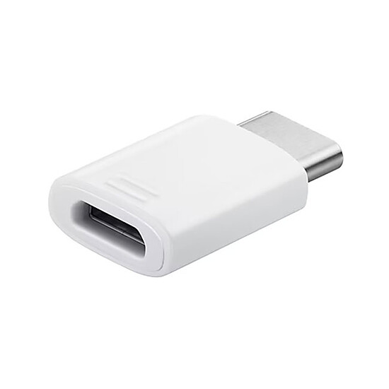 Câble USB Samsung Adaptateur Micro-USB vers USB-C - Blanc
