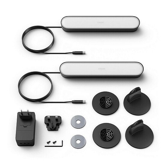 Lampe connectée Philips Hue Play Pack - Noir x2 - Autre vue