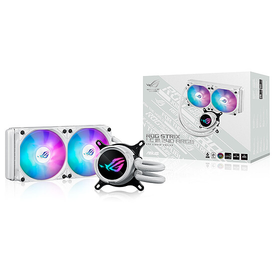 Watercooling AIO Asus ROG Strix LC III 240 ARGB - Blanc