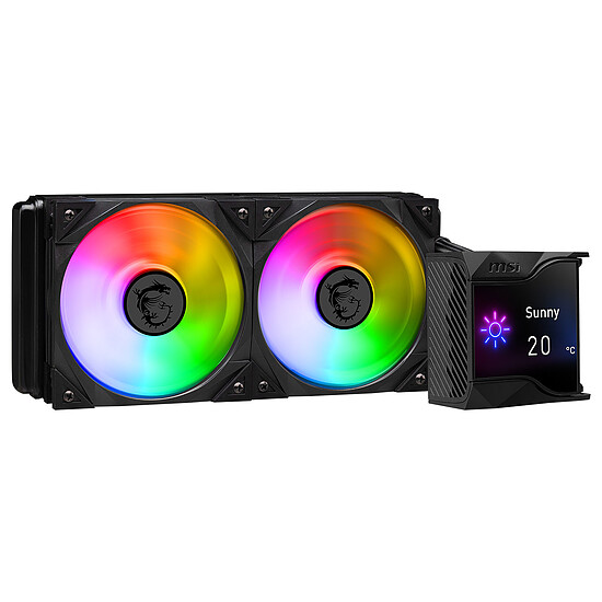 Watercooling AIO MSI MPG CORELIQUID D240 - Noir - Autre vue