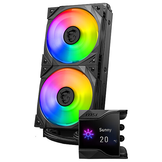 Watercooling AIO MSI MPG CORELIQUID D240 - Noir - Autre vue