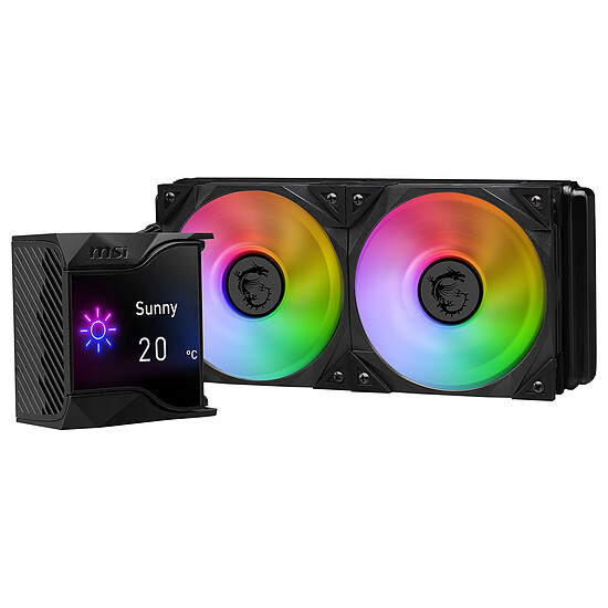 Watercooling AIO MSI MPG CORELIQUID D240 - Noir - Autre vue