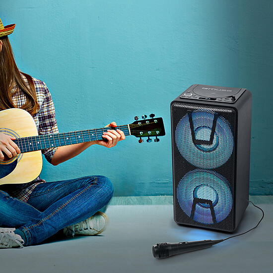 Enceinte sans fil Muse M-1820 DJ + Muse MC-30 WI Noir - Autre vue