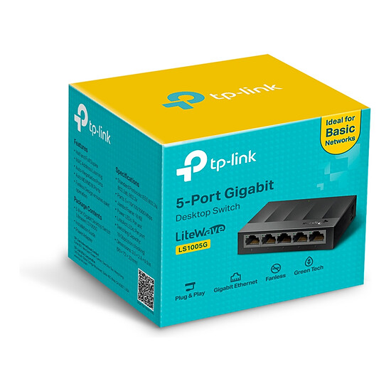 Switch et Commutateur TP-Link LS1005G - Autre vue