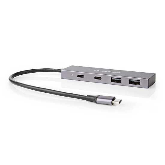 Hub USB Nedis Hub USB-C 3.1 vers 2 USB-C + 2 USB-A - Autre vue
