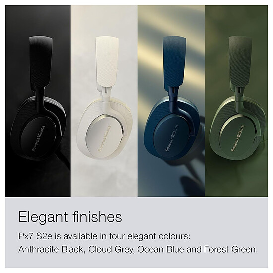 Casque Audio B&W Px7 S2e  Cloud Grey (Gris) - Casque sans-fil  - Autre vue