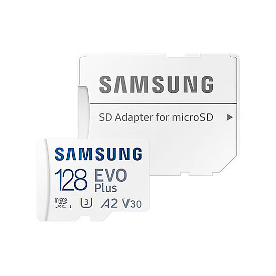 Carte mémoire Samsung EVO Plus microSD 128 Go (V2)