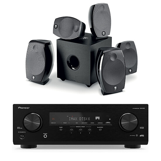 Ensemble Home-Cinéma Pioneer VSX-835DAB Noir + Focal Sib Evo 5.1.2 Dolby Atmos
