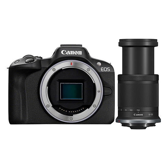 Appareil photo hybride Canon EOS R50 + RF-S 18-150 mm f/3.5-6.3 IS STM - Autre vue