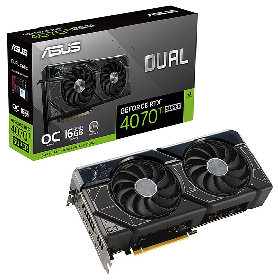 Carte graphique Asus DUAL GeForce RTX 4070 Ti SUPER OC