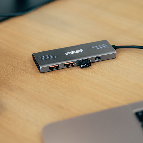 Hub USB INOVU Hub USB-C vers 3 USB-A et 1 USB-C - Autre vue