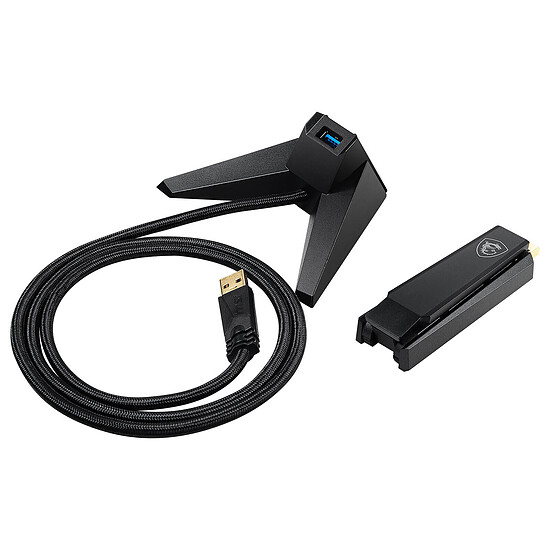Carte réseau MSI AX1800 WiFi USB - Adaptateur USB Wifi 6 - Autre vue