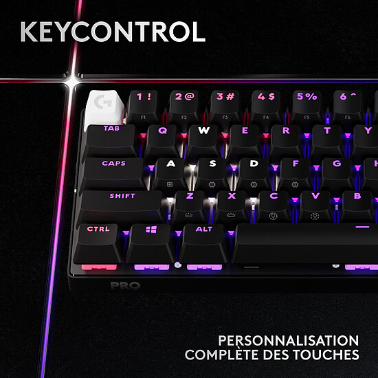 Clavier PC Logitech G Pro X 60 Lightspeed - Logitech GX Tactile - Noir - Autre vue