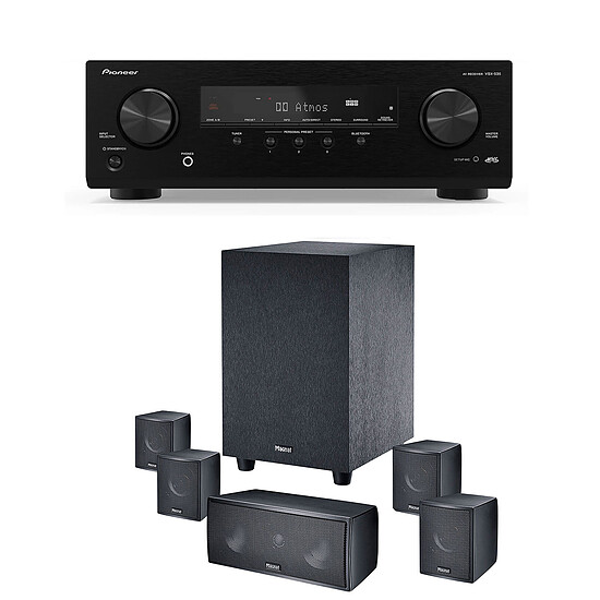 Ensemble Home-Cinéma Pioneer VSX-535DAB Noir + Magnat Cinema Star 5.1