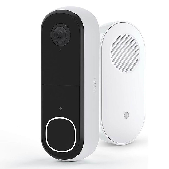 Sonnette connectée Arlo Video Doorbell 2K + Chime 2 - Autre vue