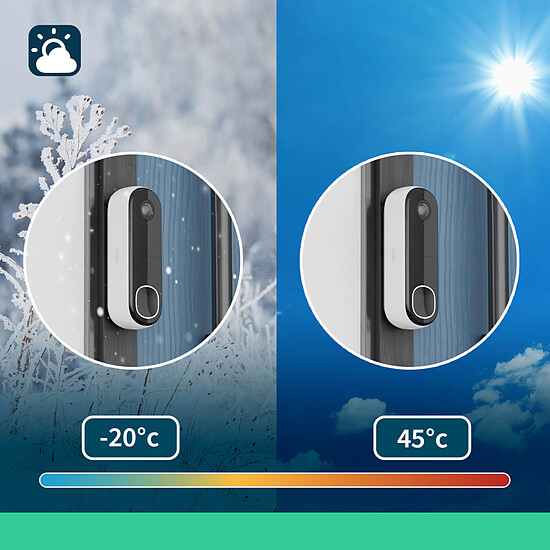 Sonnette connectée Arlo Video Doorbell 2K + Chime 2 - Autre vue