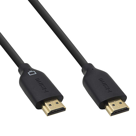 Câble HDMI Belkin Lot de 3 câbles HDMI 2.0 Premium Gold avec Ethernet - 2 m - Autre vue