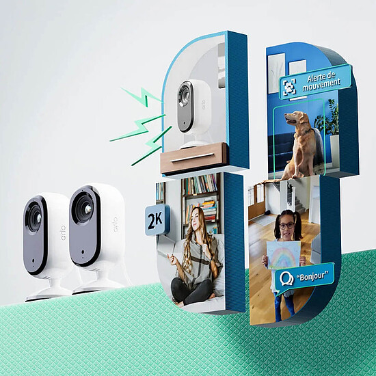Caméra IP Arlo Essential 2K Indoor x2 - Autre vue