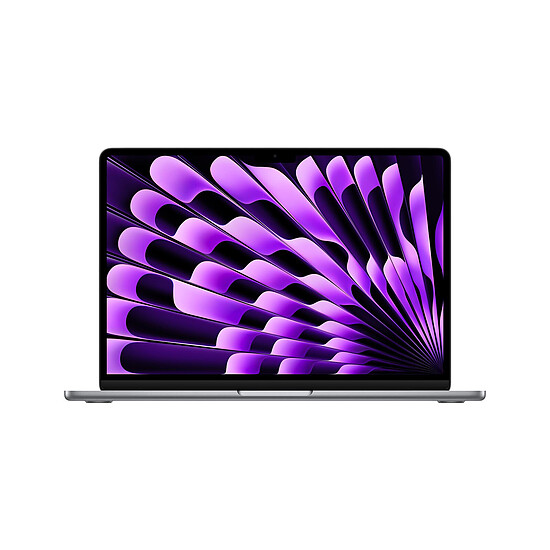 MacBook reconditionné Apple MacBook Air M3 13 pouces (2024) Gris sidéral 16 Go/256 Go (MC8G4FN/A) · Reconditionné - Autre vue