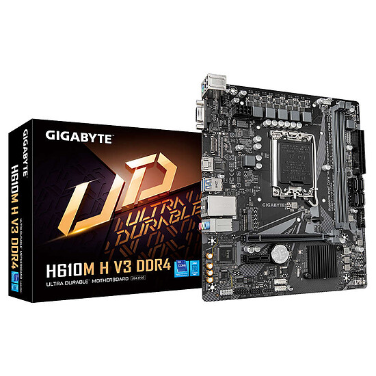 Carte mère Gigabyte H610M H V3 DDR4 - Autre vue