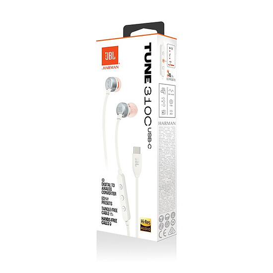 Casque Audio JBL Tune 310C Blanc - Autre vue