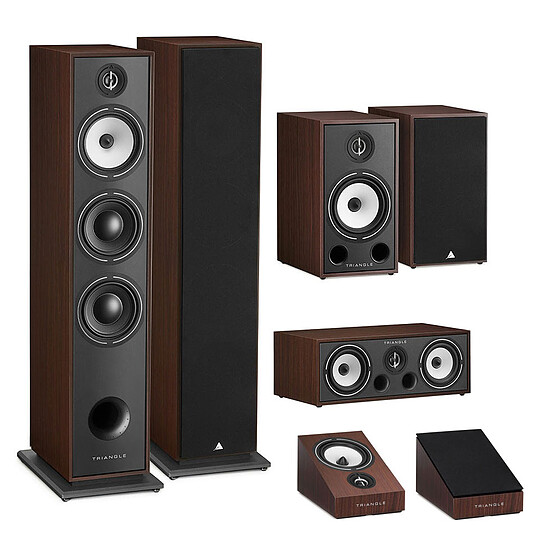Enceintes HiFi / Home-Cinéma Triangle Pack Borea BR10 Noyer 5.0.2 - Autre vue