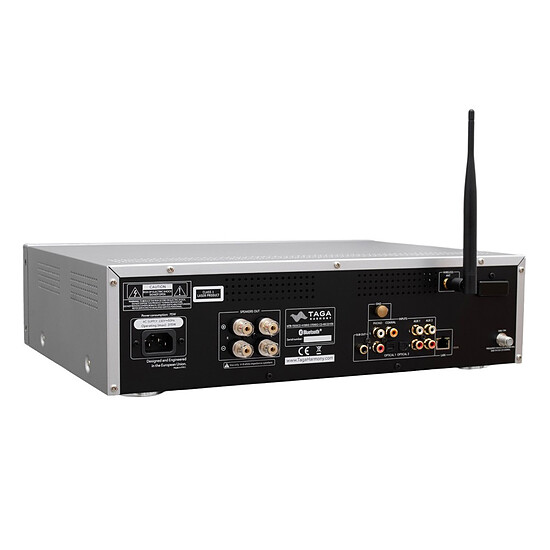 Ampli HiFi Stéréo Taga Harmony HTR-1500CD Argent + Klipsch RP-600M II Noyer - Autre vue