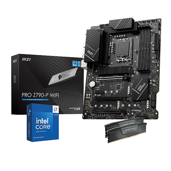 Kit upgrade PC Intel Core i7-14700KF - MSI PRO Z790-P WIFI - RAM 32 Go
