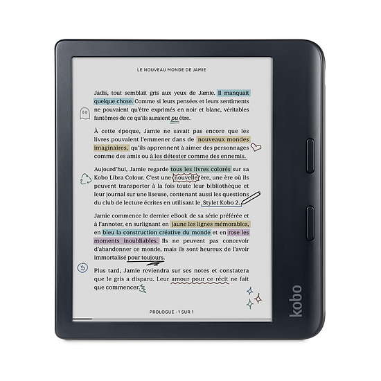 Liseuse numérique Kobo Libra Colour Noir - Autre vue