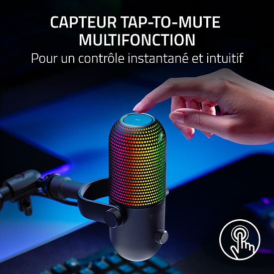 Microphone Razer Seiren V3 Chroma - Noir - Autre vue