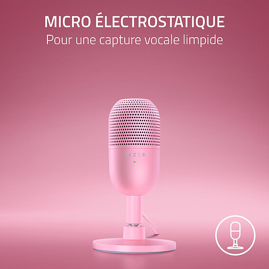 Microphone Razer Seiren V3 Mini - Quartz - Autre vue