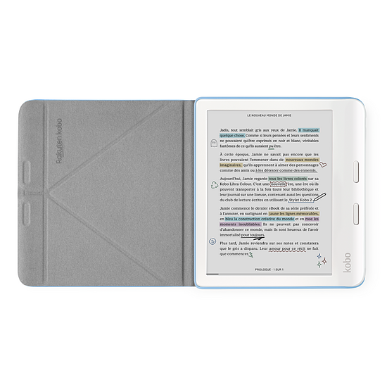 Liseuse numérique Kobo Libra Colour SleepCover Bleu - Autre vue
