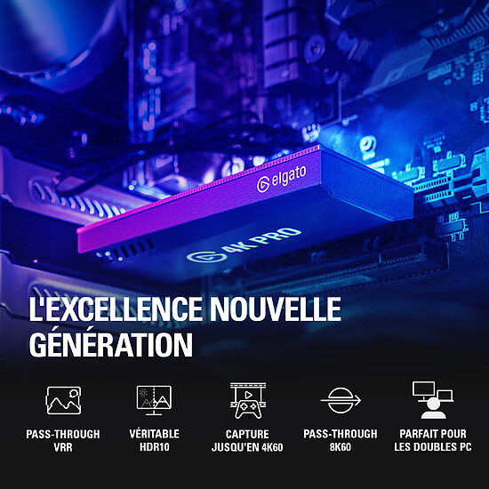 Montage et acquisition vidéo Elgato Game Capture 4K Pro - Autre vue