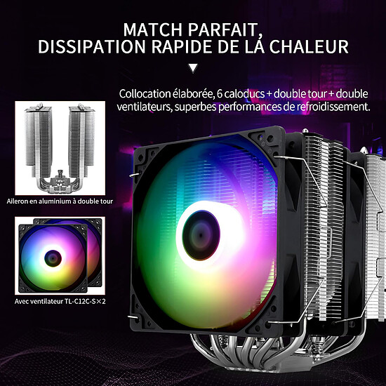 Ventirad Thermalright Peerless Assassin 120 SE ARGB - Noir - Autre vue