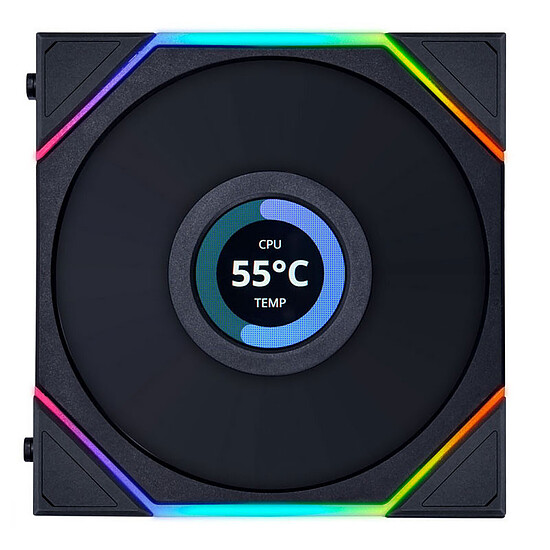 Ventilateur Boîtier Lian Li Uni Fan TL120 LCD - Noir