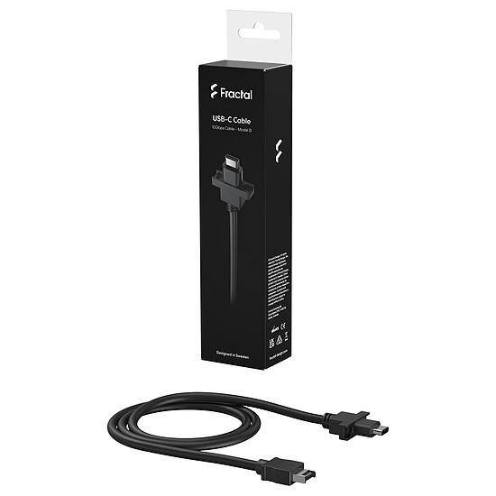 Accessoires divers boîtier Fractal Design USB-C 10Gbps Cable - Model D - Autre vue