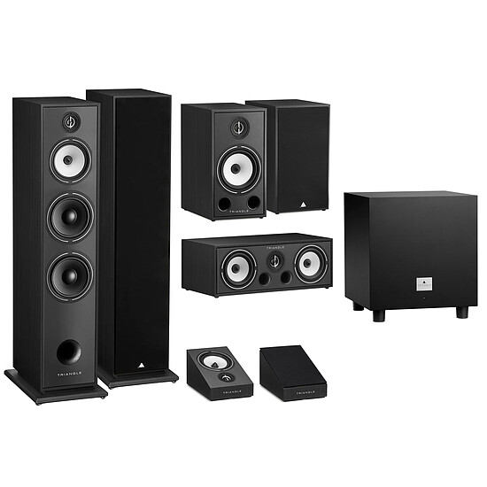 Enceintes HiFi / Home-Cinéma Triangle Pack Borea BR10 Noir 5.1.2 - Autre vue