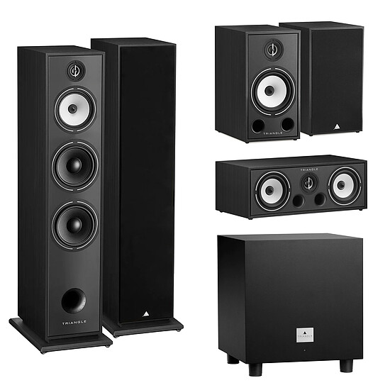 Enceintes HiFi / Home-Cinéma Triangle Pack Borea BR10 Noir 5.1 - Autre vue