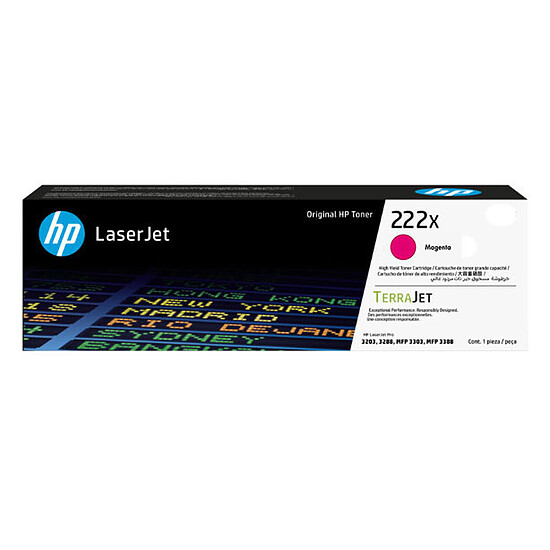 Toner HP 222X (W2223X) - Magenta