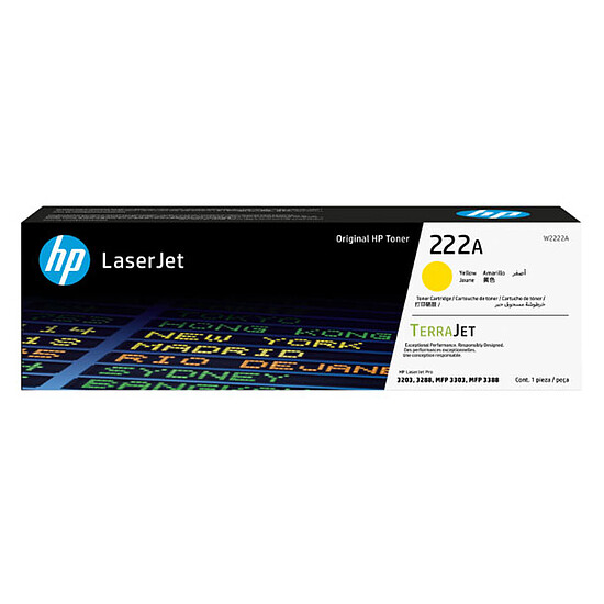 Toner HP 222A (W2222A) - Jaune