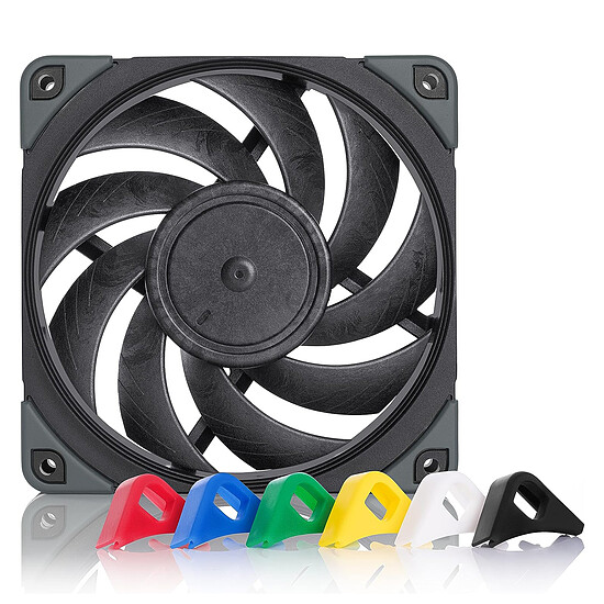 Ventilateur Boîtier Noctua NF-A12x25 PWM chromax.black.swap - Autre vue