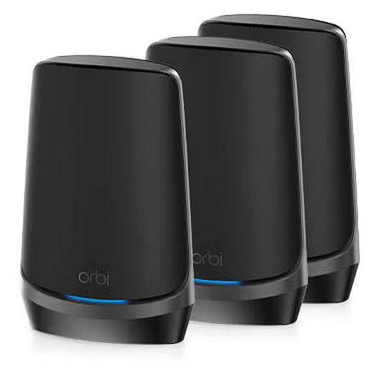 Routeur et modem Netgear Orbi WiFi 6E AXE11000 Serie 960 - Black Edition + 2 Satellites