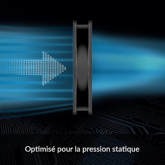 Ventilateur Boîtier Arctic P12 PWM PST - Noir - Autre vue