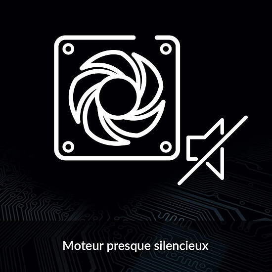 Ventilateur Boîtier Arctic P12 Silent - Noir - Autre vue
