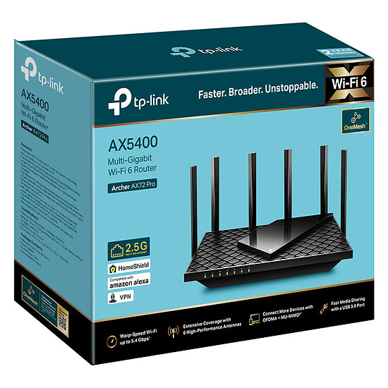 Routeur et modem TP-Link Archer AX72 Pro - Autre vue