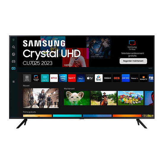 TV SAMSUNG Crystal TU43CU7025KXXC - TV 4K UHD HDR - 108 cm - Autre vue