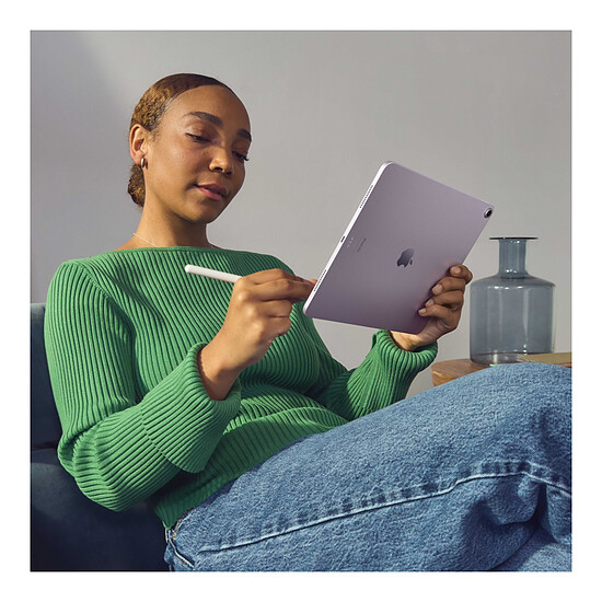 Tablette reconditionnée Apple iPad Air M2 2024 11 pouces Wi-Fi + Cellular - 256 Go - Bleu · Reconditionné - Autre vue